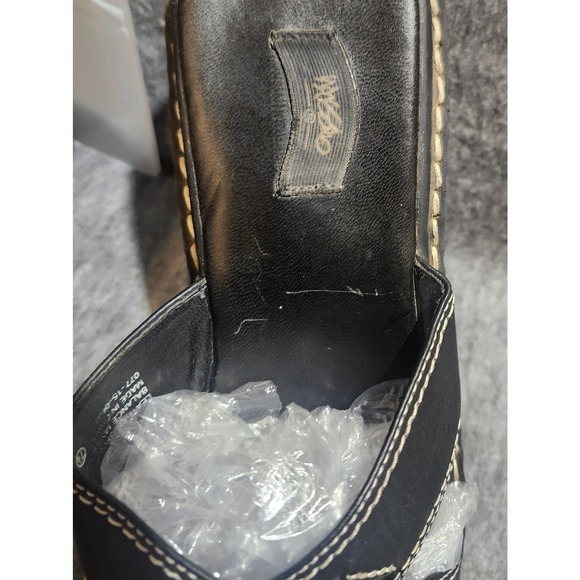 Mossimo Leather‎ Strappy Sandals Women's Size 7.5 Black - Picture 5 of 7
